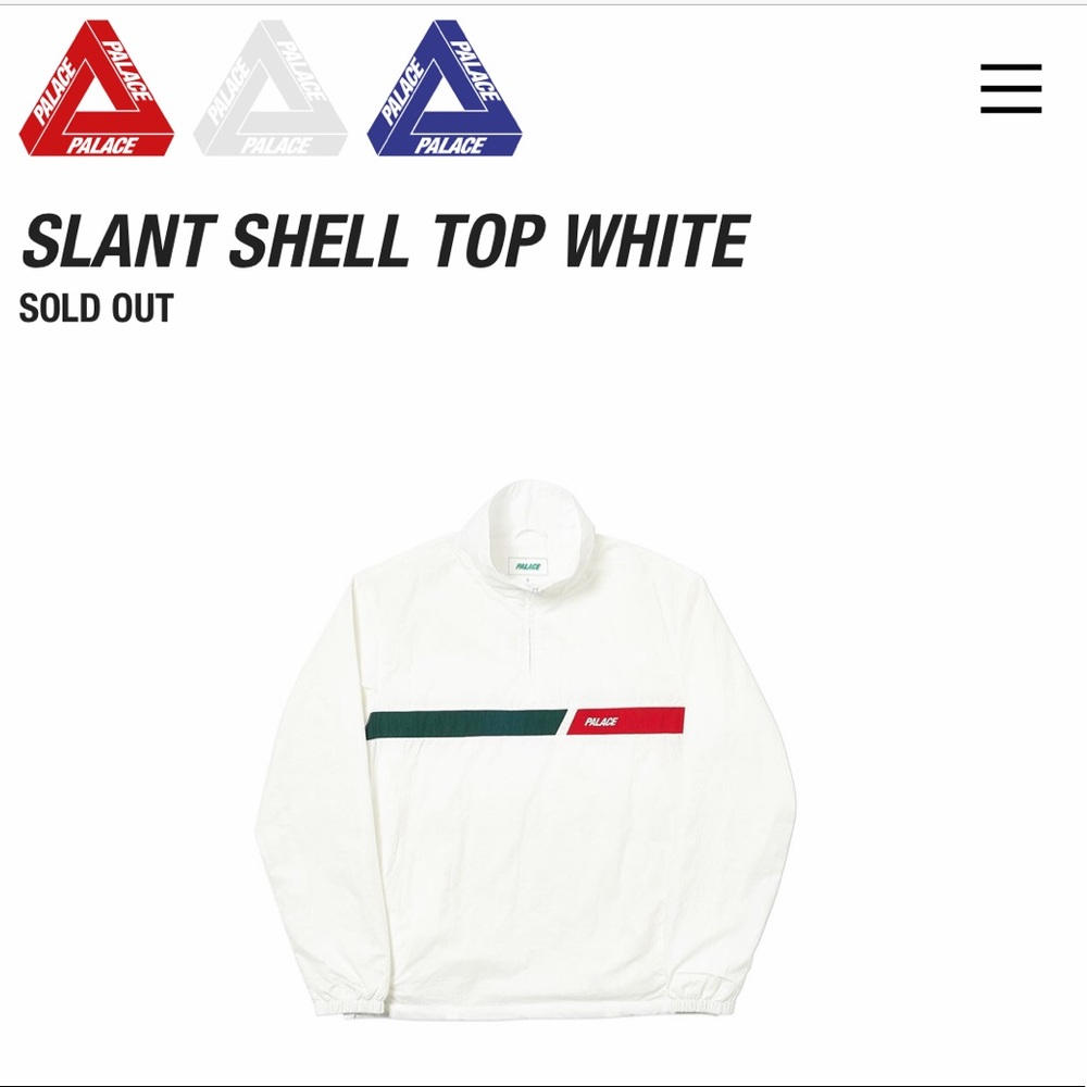 Palace slant shell top white